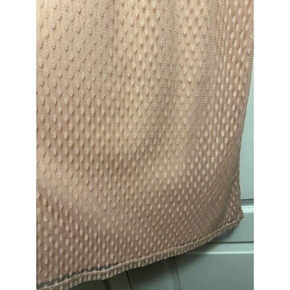 NINA LEONARD Lace Dress Trapeze Mock Neck Pink Rose Small Long Sleeve NWT Shift - Picture 15 of 16